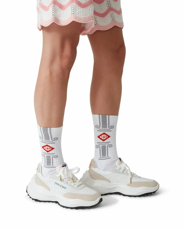 Socks MenWomen Casablanca Paris Grey Column Socks