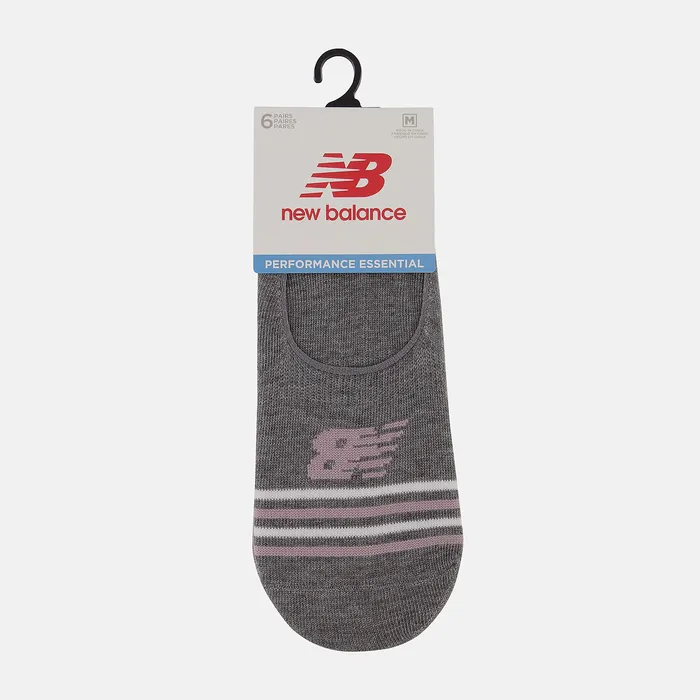 Socks New Balance MenWomen Ultra Low No Show Socks 6 Pack WHITE with BLACK Socks New Balance MenWomen Ultra Low No Show Socks 6 Pack WHITE with BLACK