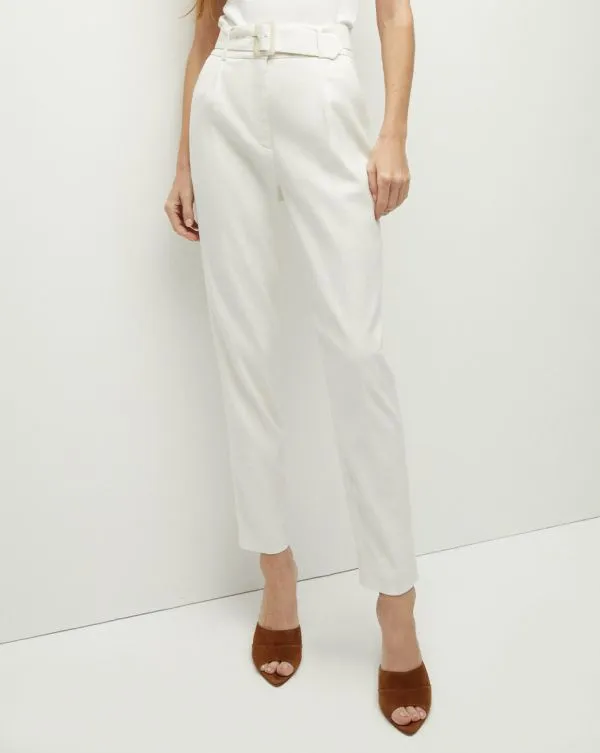 Sofia StretchLinen Pant Offwhite Women Veronica Beard Pants Sofia StretchLinen Pant Offwhite Women Veronica Beard Pants