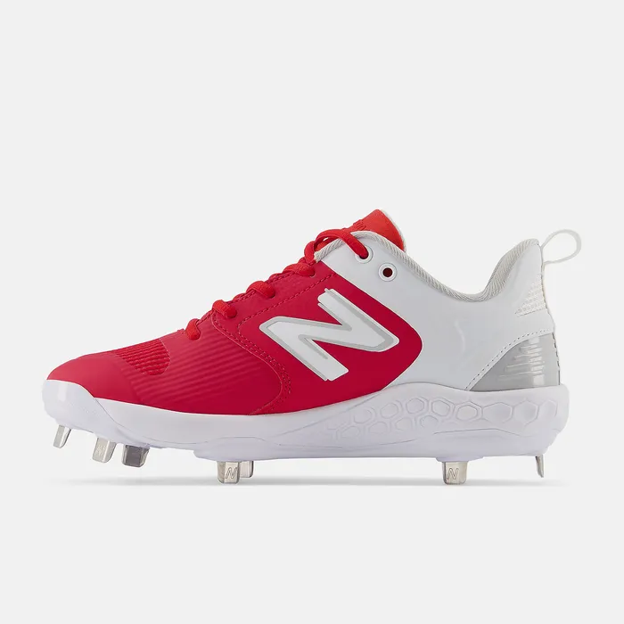 Softball Fresh Foam X Velo v3 Metal Red with White 8211 New Balance Women