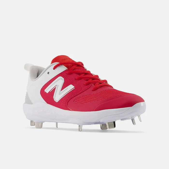 Softball Fresh Foam X Velo v3 Metal Red with White 8211 New Balance Women