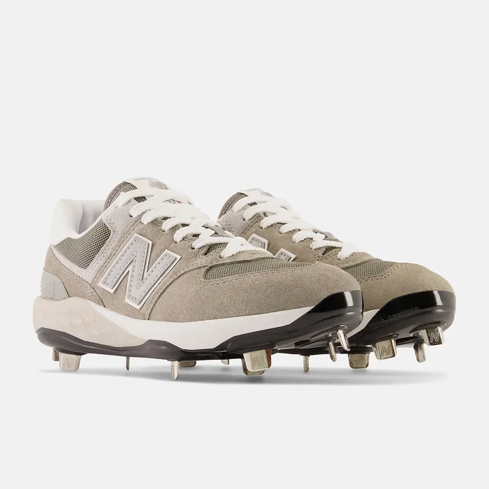 Softball Women New Balance Fresh Foam X 574 Softball Shark Skin with Cement and Cool Gray Softball Women New Balance Fresh Foam X 574 Softball Shark Skin with Cement and Cool Gray