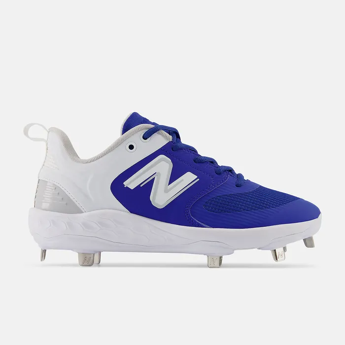 Softball Women New Balance Fresh Foam X Velo v3 Metal Blue with White