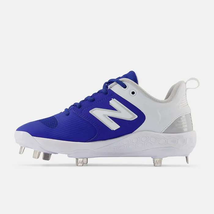 Softball Women New Balance Fresh Foam X Velo v3 Metal Blue with White