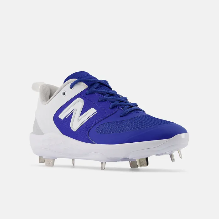 Softball Women New Balance Fresh Foam X Velo v3 Metal Blue with White