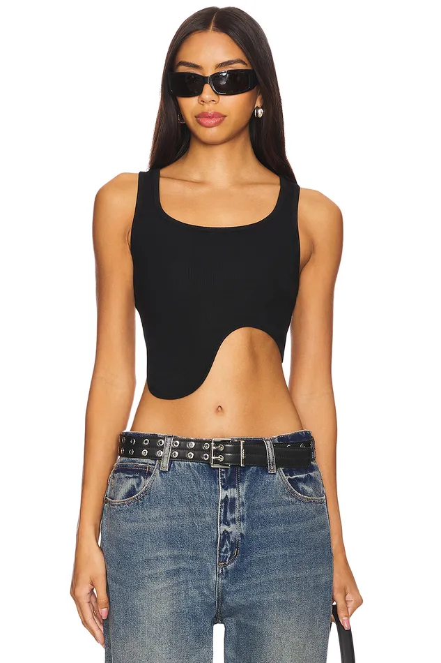 Sonya Tank Black Women Lovers and Friends Tops