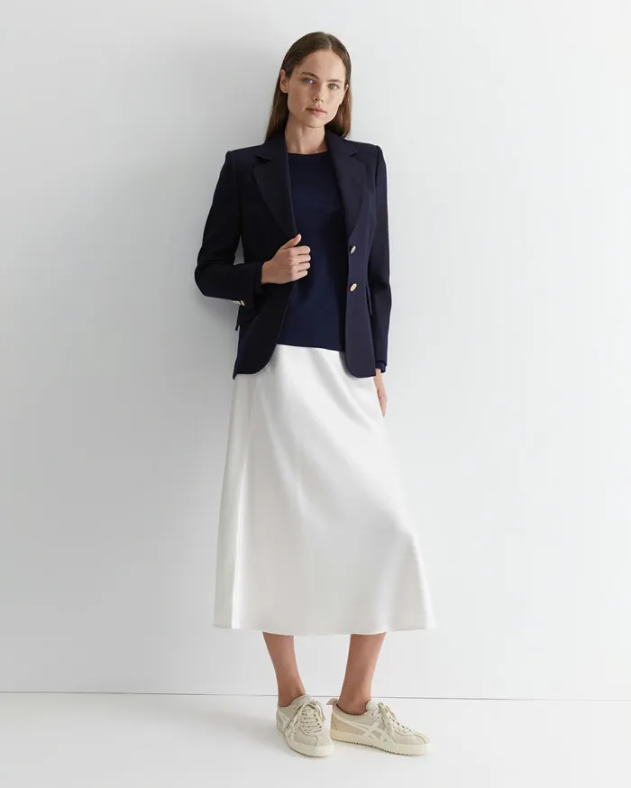 Sportscraft Addison Babywool Top Navy Women Tops and Tees