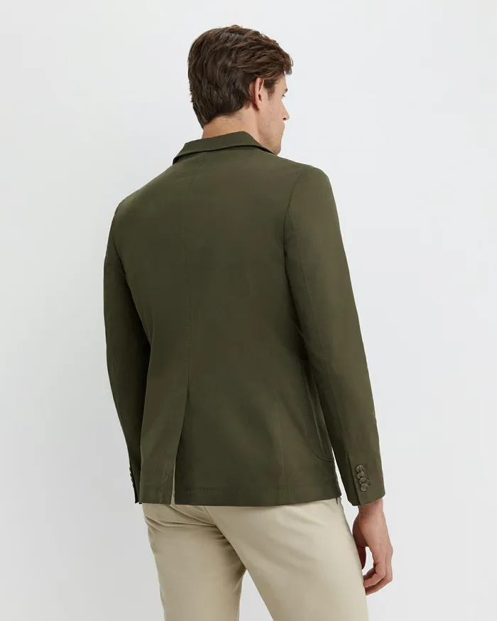 Sportscraft Barton Sports Jacket Dark Khaki Men Jackets and Blazers