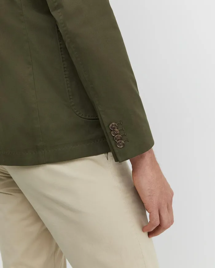 Sportscraft Barton Sports Jacket Dark Khaki Men Jackets and Blazers