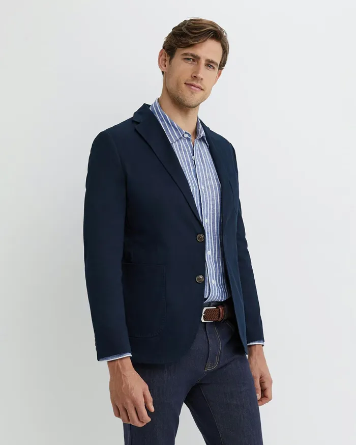 Sportscraft Barton Sports Jacket Navy Men Jackets and Blazers