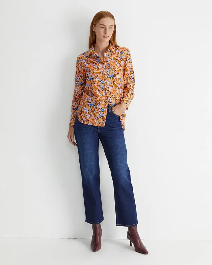Sportscraft Bella Cotton Silk Shirt Multi Women Shirts