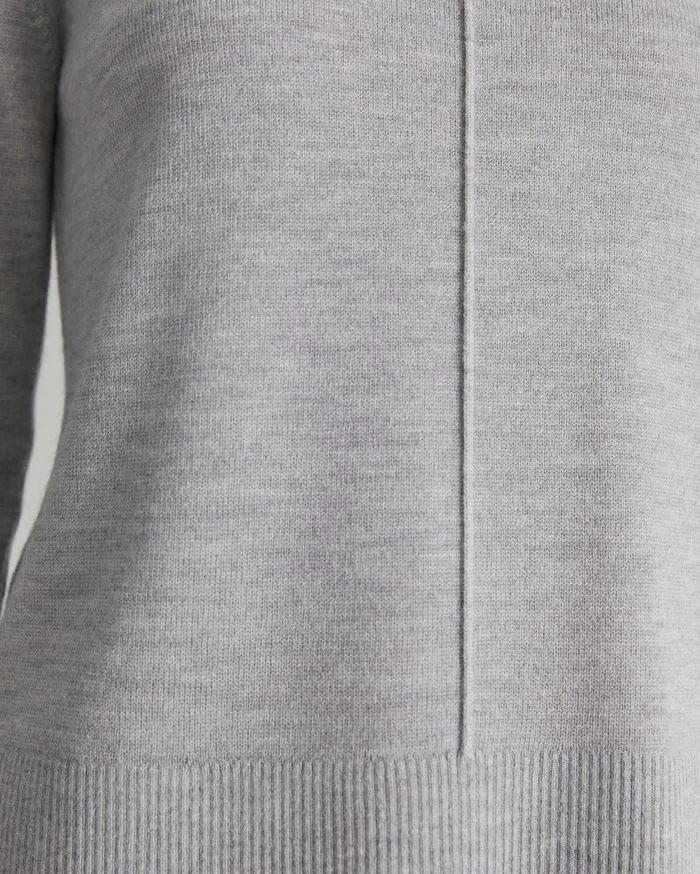 Sportscraft Cass Merino Wool Knit Silver Melange Women Knits and Cardigans