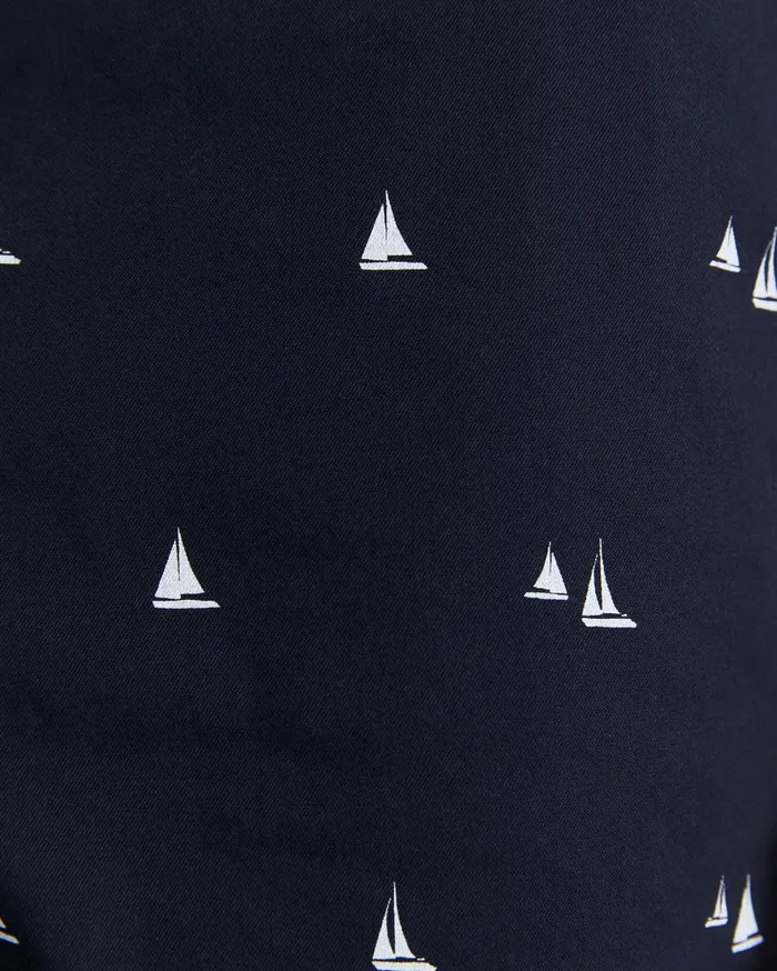 Sportscraft Classic Printed Short Classic Navy Men Shorts