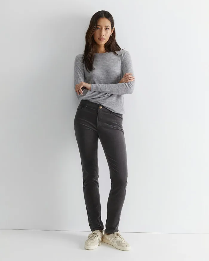 Sportscraft Cleo Velvet Pant Charcoal Women Pants