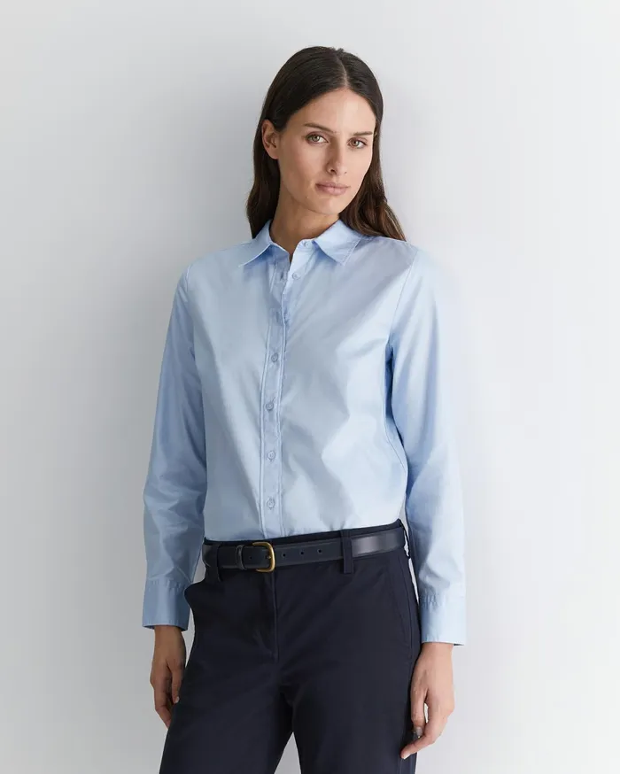 Sportscraft Emily Oxford Shirt Blue Women Shirts