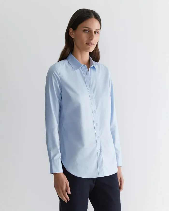 Sportscraft Emily Oxford Shirt Blue Women Shirts