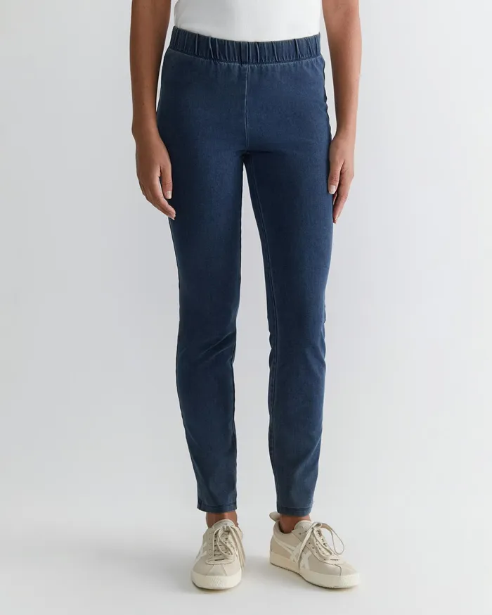 Sportscraft Felicity Denim Pull On Pant Washed Indigo Women Pants