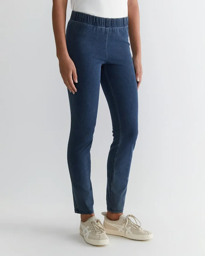 Sportscraft Felicity Denim Pull On Pant Washed Indigo Women Pants