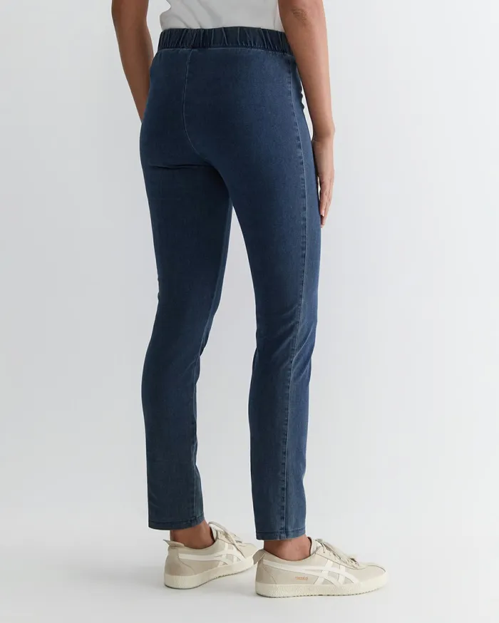 Sportscraft Felicity Denim Pull On Pant Washed Indigo Women Pants