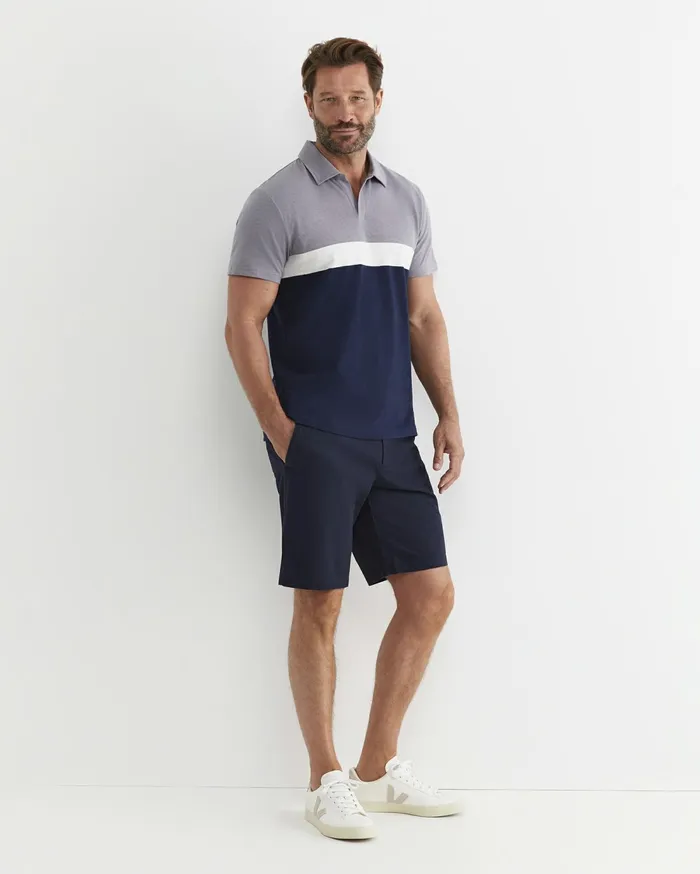 Sportscraft Gerard Stripe Polo Blue Multi Men TShirts and Polos