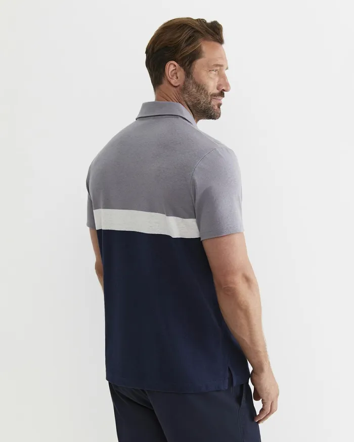 Sportscraft Gerard Stripe Polo Blue Multi Men TShirts and Polos