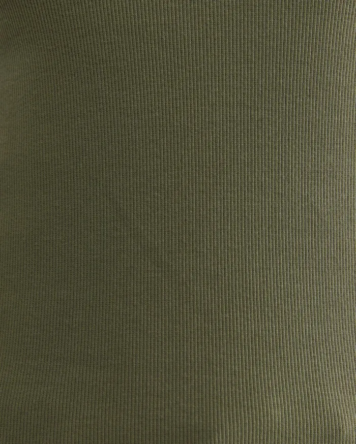 Sportscraft Julia Rib Tank Khaki Women Tops and Tees