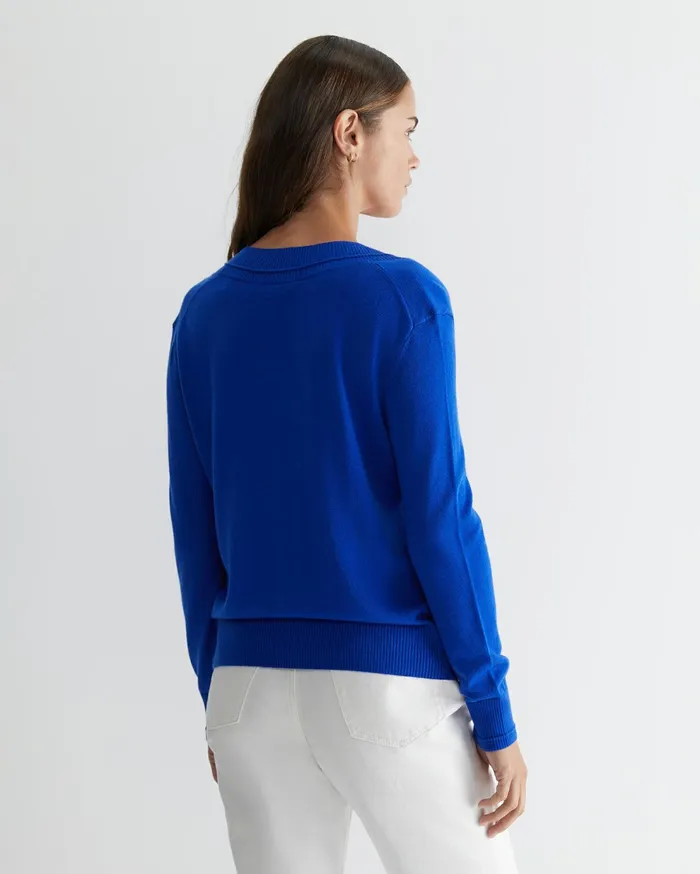 Sportscraft Laurina Vneck Sweater Cobalt Women Knits and Cardigans