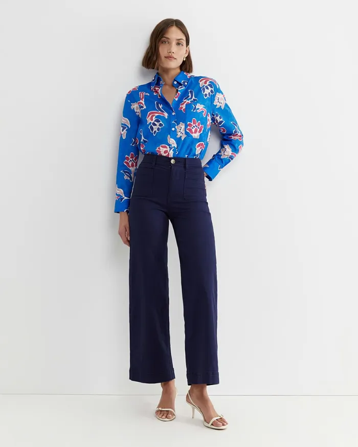Sportscraft Leighton Long Sleeve Liberty Shirt Blue Multi Women Shirts