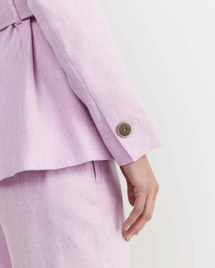 Sportscraft Lena Linen Jacket Orchid Women Blazers