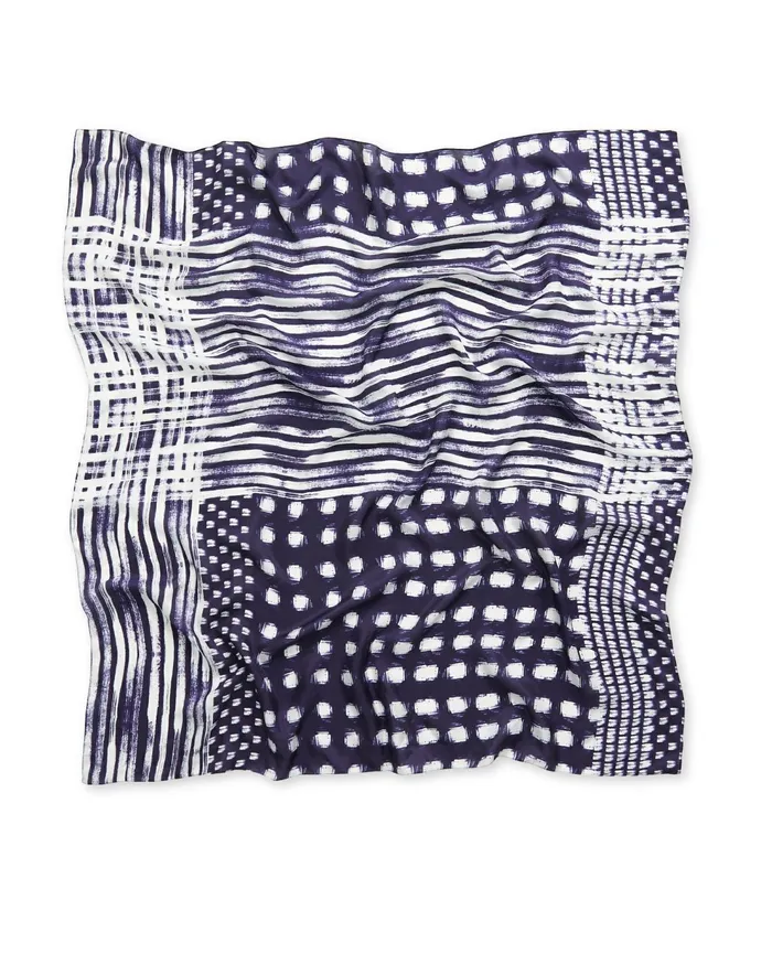 Sportscraft Maya Silk Scarf Navy Women Scarves