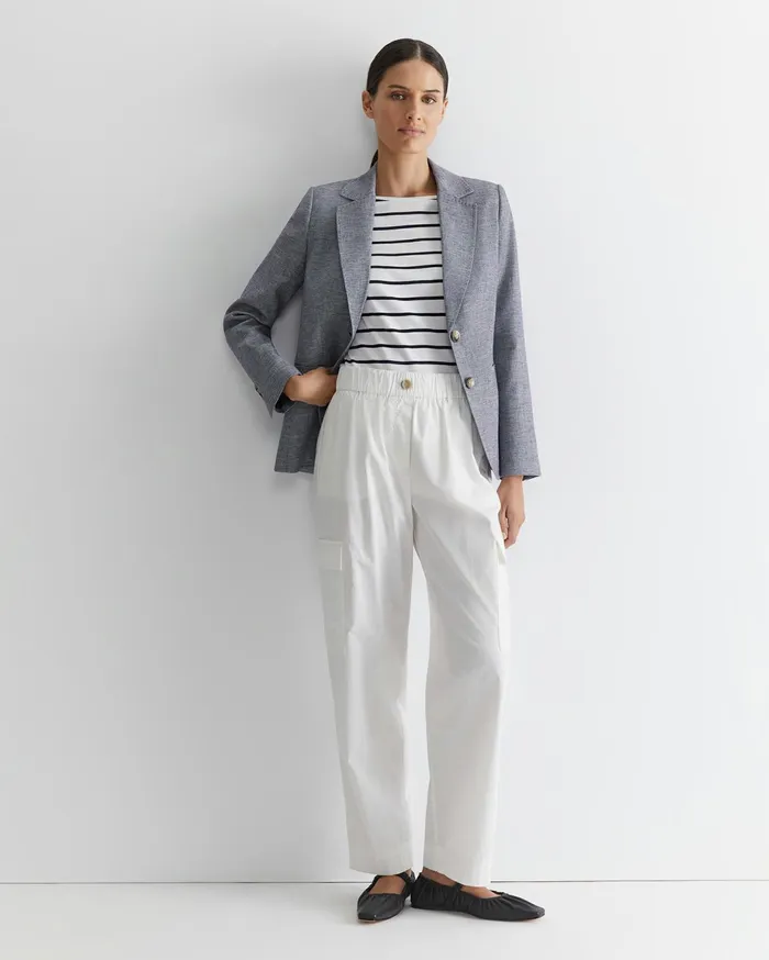 Sportscraft Mila Cargo Pant White Women Pants