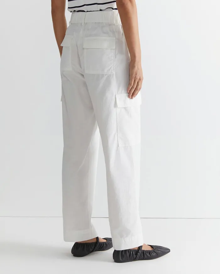 Sportscraft Mila Cargo Pant White Women Pants