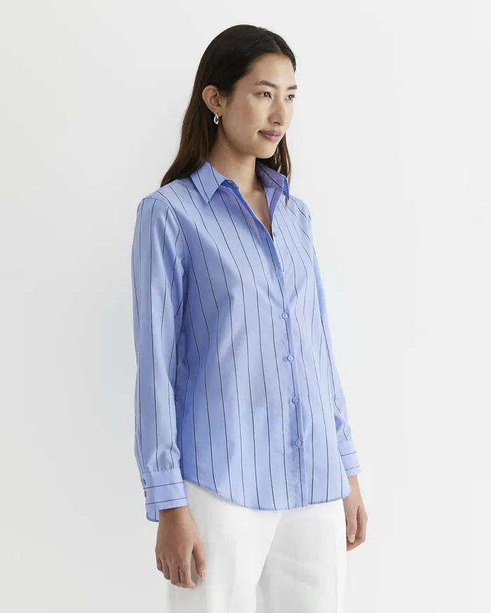 Sportscraft Nora Stripe Long Sleeve Shirt Blue Multi Women Shirts