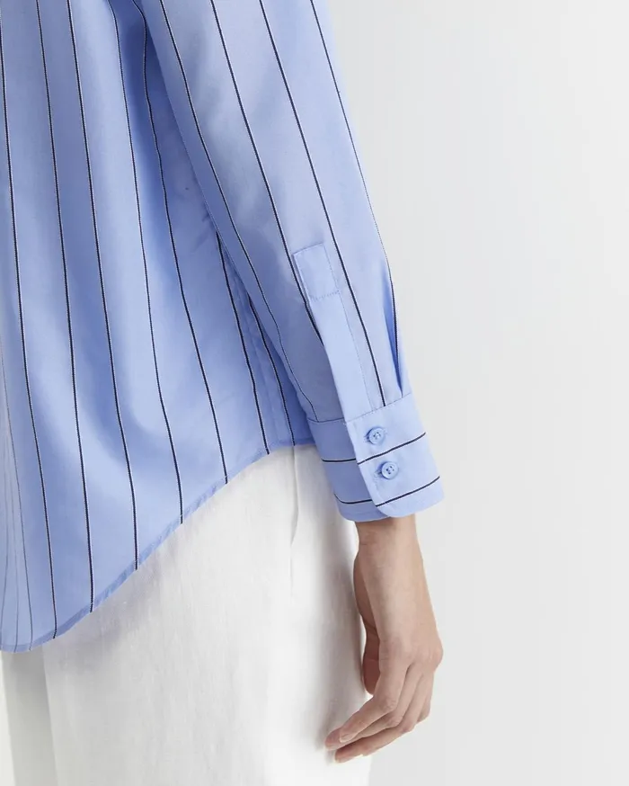 Sportscraft Nora Stripe Long Sleeve Shirt Blue Multi Women Shirts