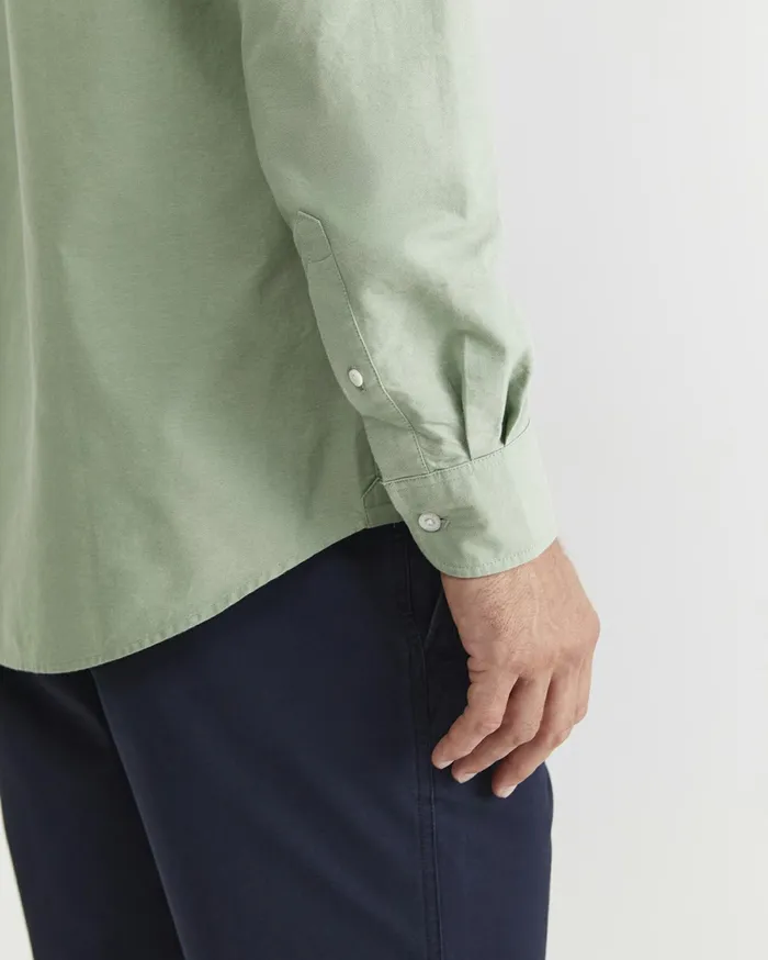 Sportscraft Oxford Long Sleeve Shirt Vine Men Shirts