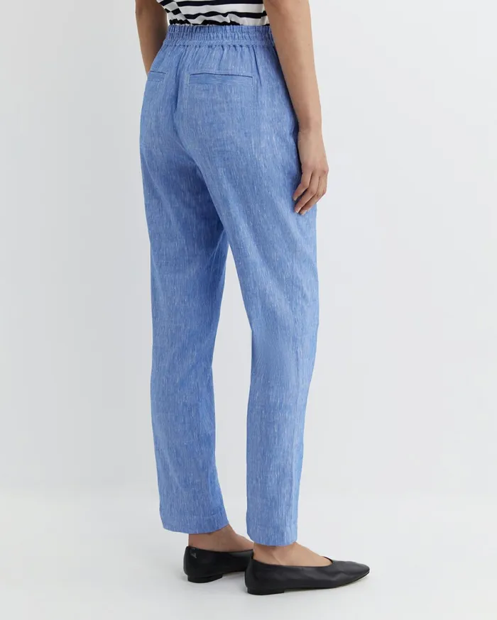 Sportscraft Rosa Linen Pant Cerulean Women Pants