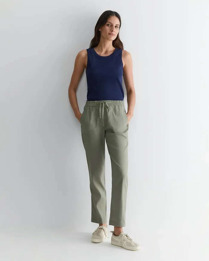 Sportscraft Rosa Linen Pant Khaki Women Pants