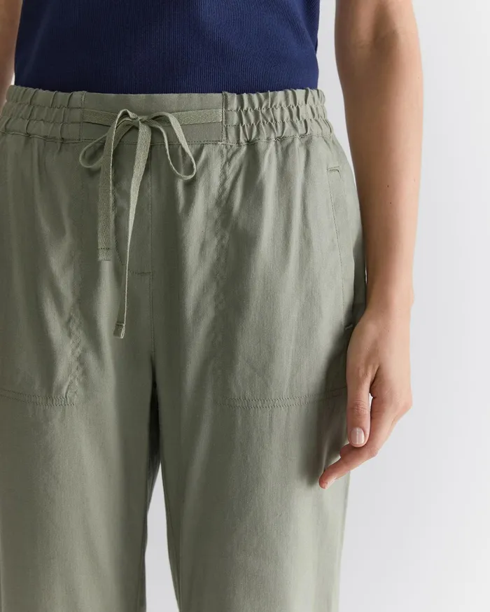 Sportscraft Rosa Linen Pant Khaki Women Pants