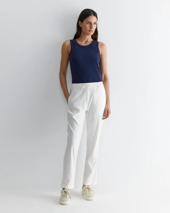 Sportscraft Rosa Linen Pant White Women Pants
