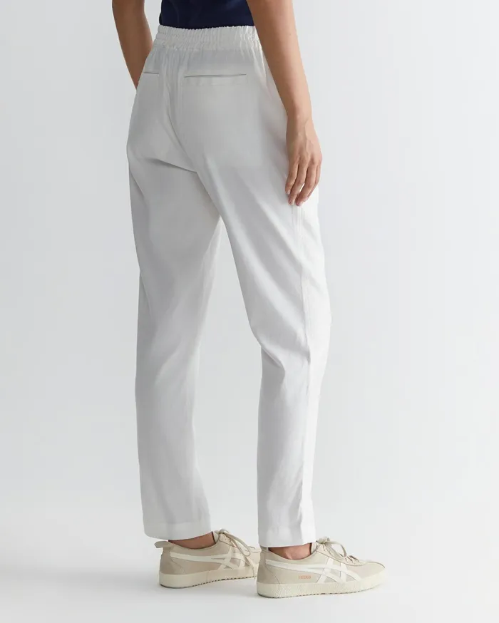 Sportscraft Rosa Linen Pant White Women Pants