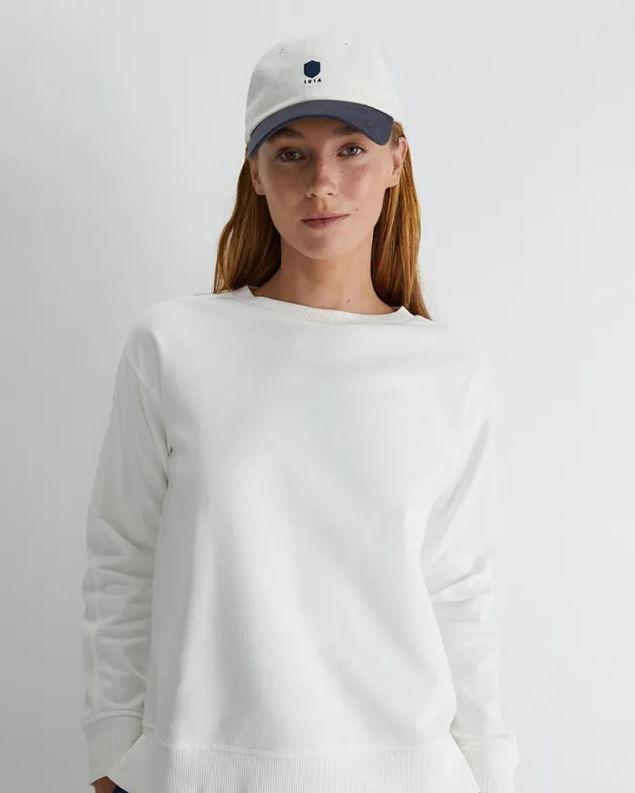 Sportscraft SC Crew Neck Sweat White Women Knits and Cardigans