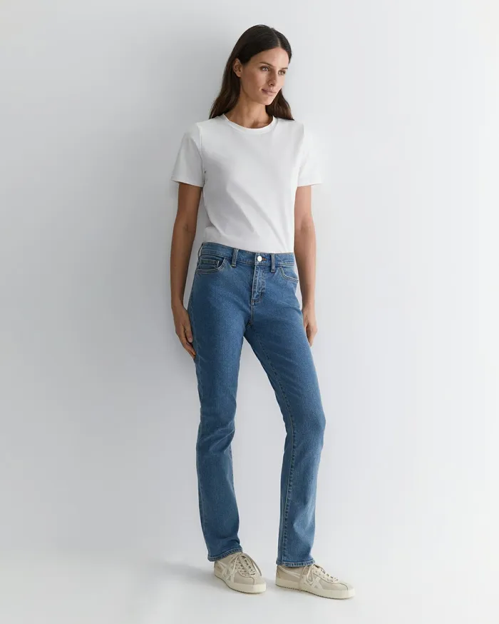 Sportscraft Simone Straight Jean Mid Wash Women Pants