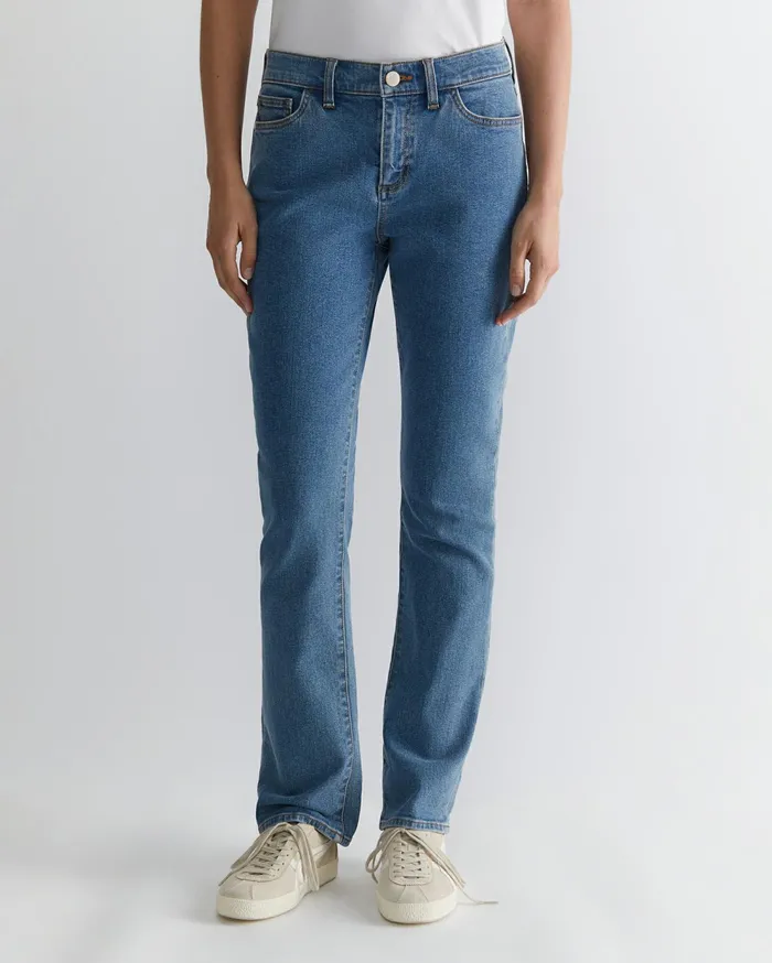 Sportscraft Simone Straight Jean Mid Wash Women Pants