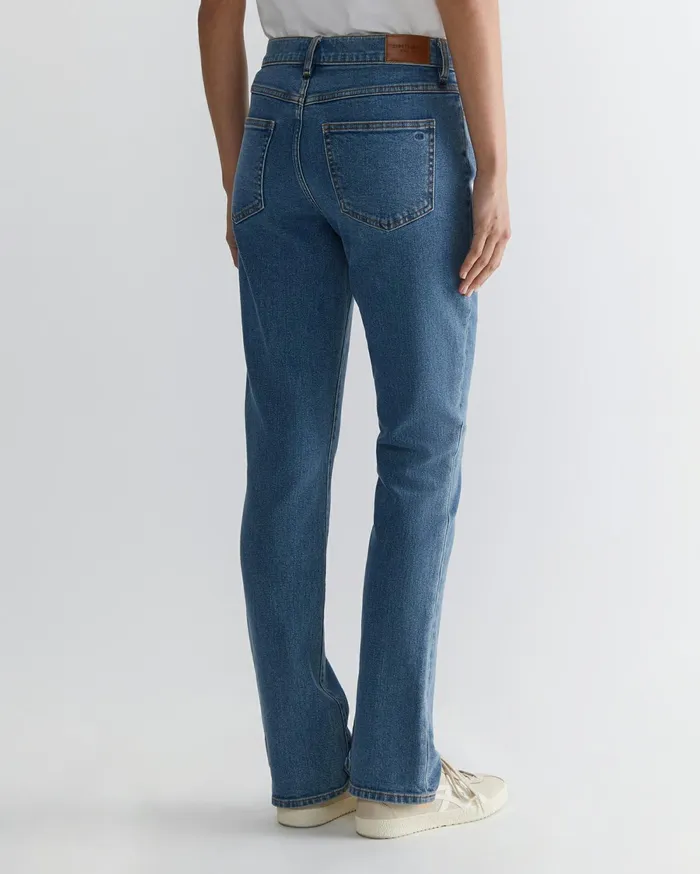 Sportscraft Simone Straight Jean Mid Wash Women Pants