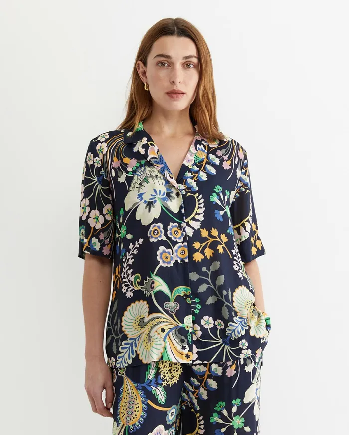 Sportscraft Symphony Liberty Short Sleeve Shirt Multi Women Shirts