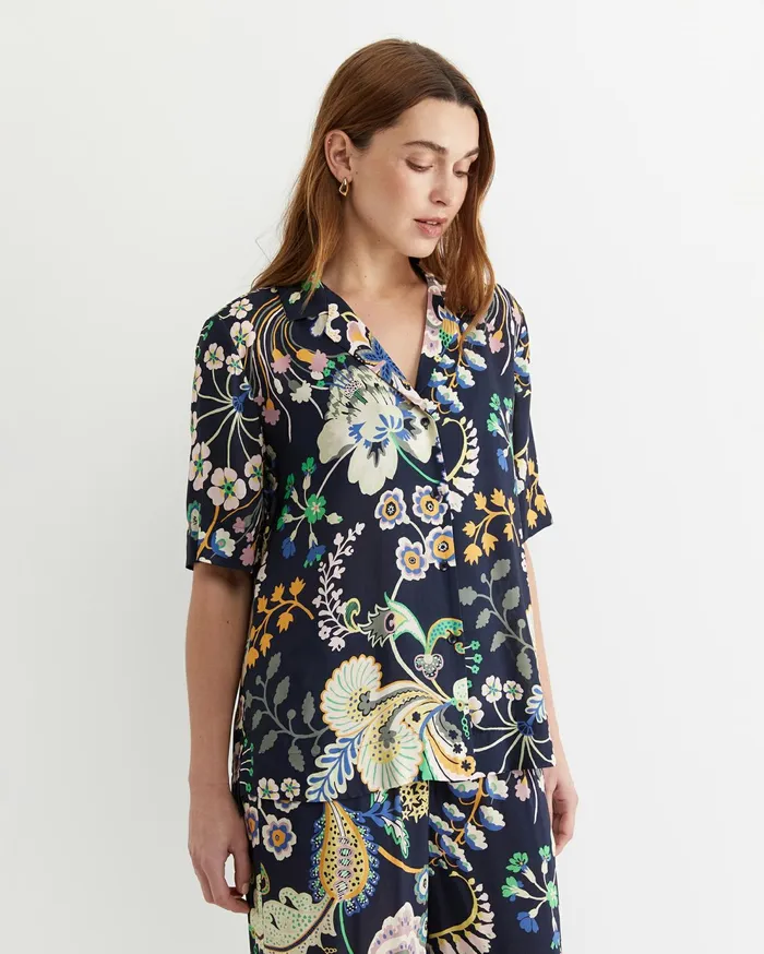 Sportscraft Symphony Liberty Short Sleeve Shirt Multi Women Shirts