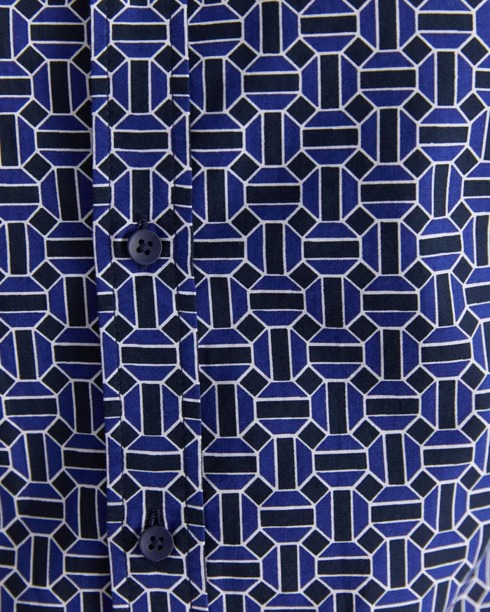 Sportscraft Walang Shirt Ball Point Blue Men Shirts