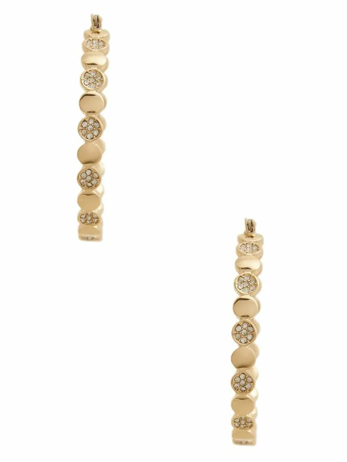 Statement Stones Hoop Earrings Gold Women Jewelry GUESS Statement Stones Hoop Earrings Gold Women Jewelry GUESS