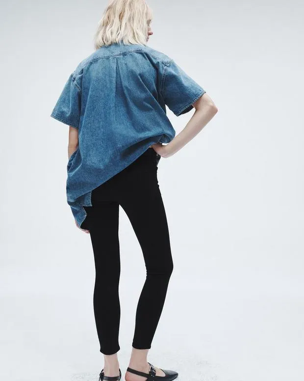 Straight and SlimFlexiJeans rag and bone Women Flexi Cate Ankle Skinny Jean Black