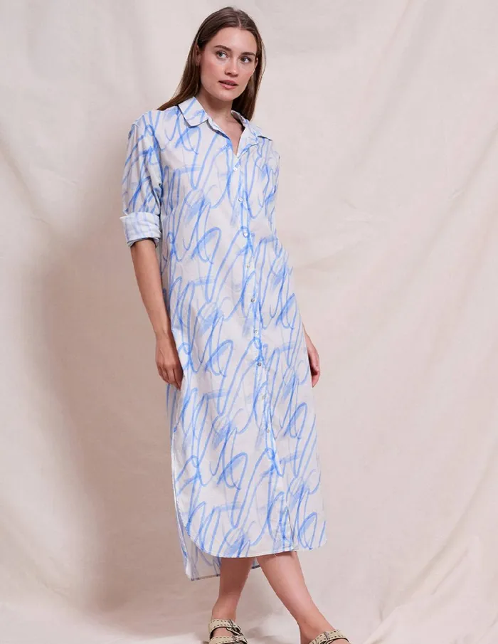 Sundry Clothing Dresses Women Women039s Midi Easy Shirt Dress In Icicle Icicle Sundry Clothing Dresses Women Women039s Midi Easy Shirt Dress In Icicle Icicle